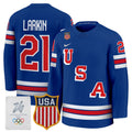 Dylan Larkin 2026 USA Olympic Premium Hockey Jersey - All Stitched
