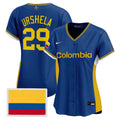 Women's Team Colombia 2026 World Baseball Classic Vapor Premier Jersey - All Stitched