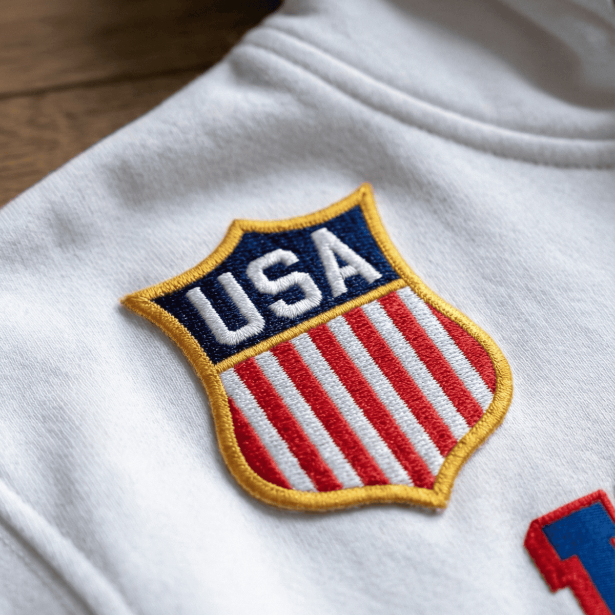 Men's 2026 USA Olympic Premium Hockey Hoodie - All Stitched