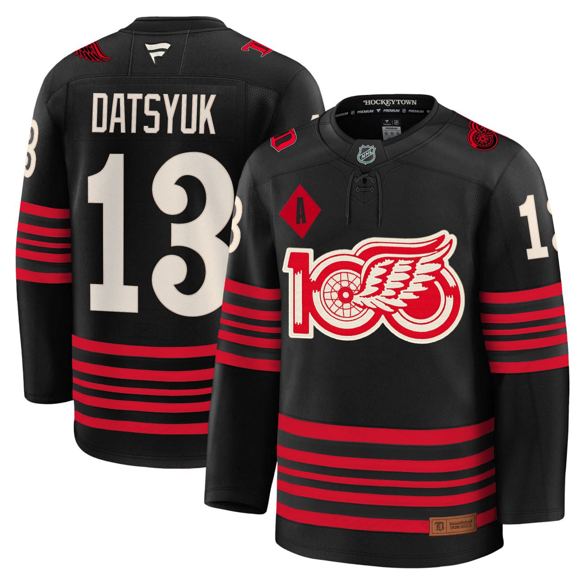 Detroit Red Wings Premium Jersey - All Stitched