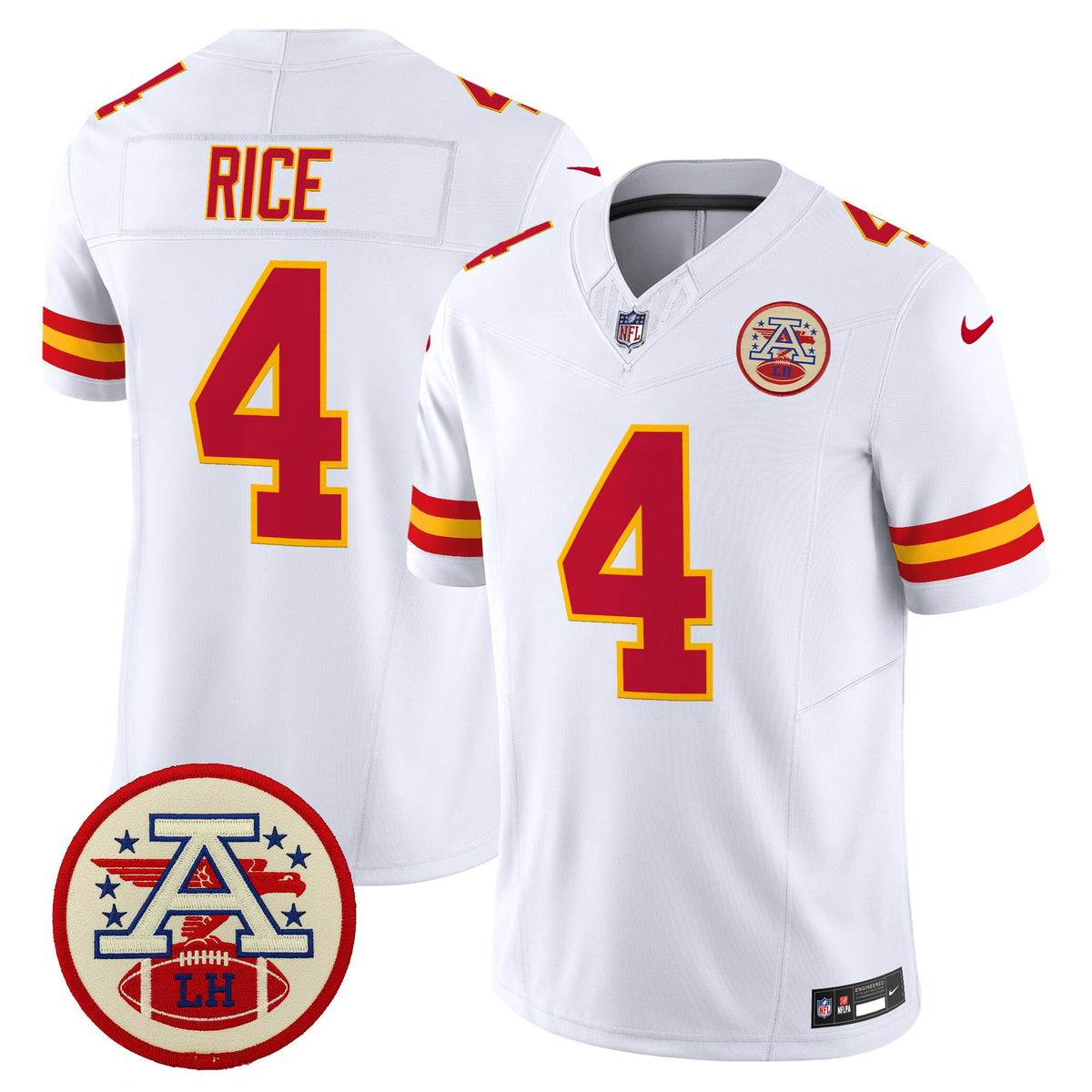 Men's Chiefs 2026 Lamar Hunt Patch Vapor Limited Jersey - All Stitched