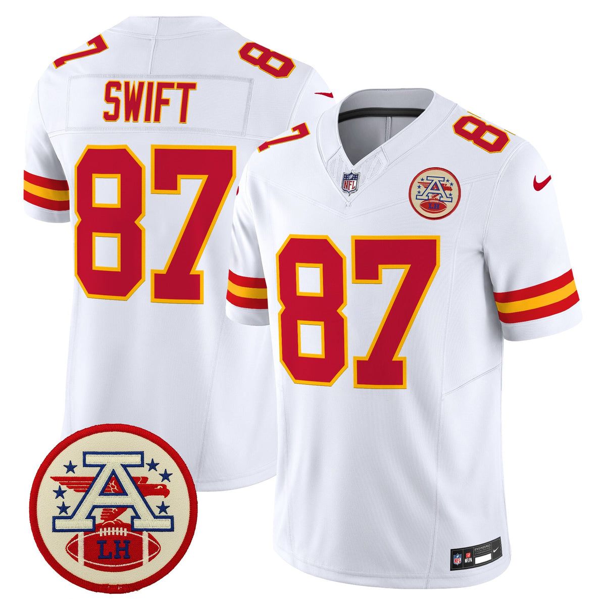 Men's Chiefs 2026 Lamar Hunt Patch Vapor Limited Jersey - All Stitched