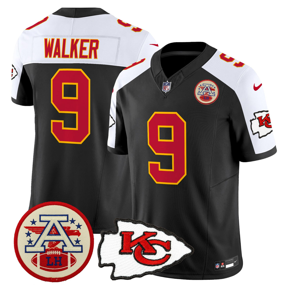 Men's Chiefs 2026 Lamar Hunt Patch Vapor Limited Jersey - All Stitched