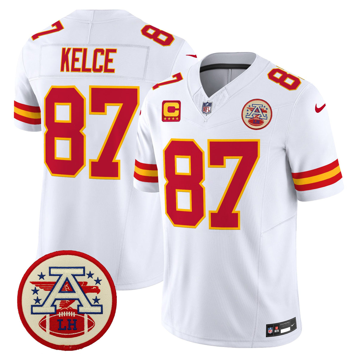Men's Chiefs 2026 Lamar Hunt Patch Vapor Limited Jersey - All Stitched