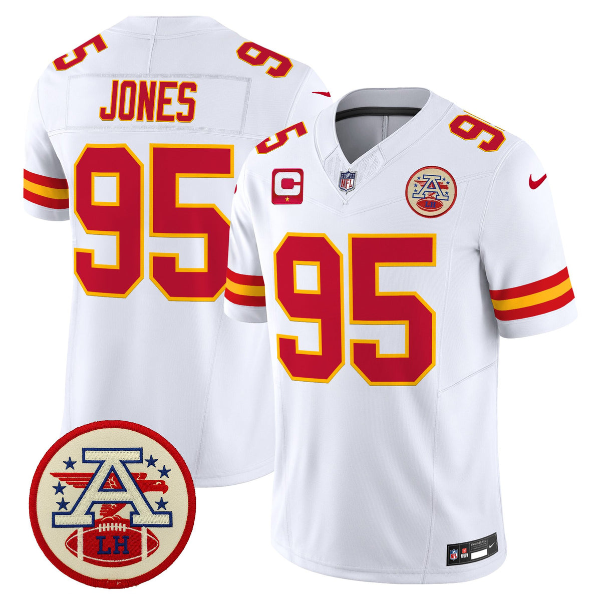 Men's Chiefs 2026 Lamar Hunt Patch Vapor Limited Jersey - All Stitched
