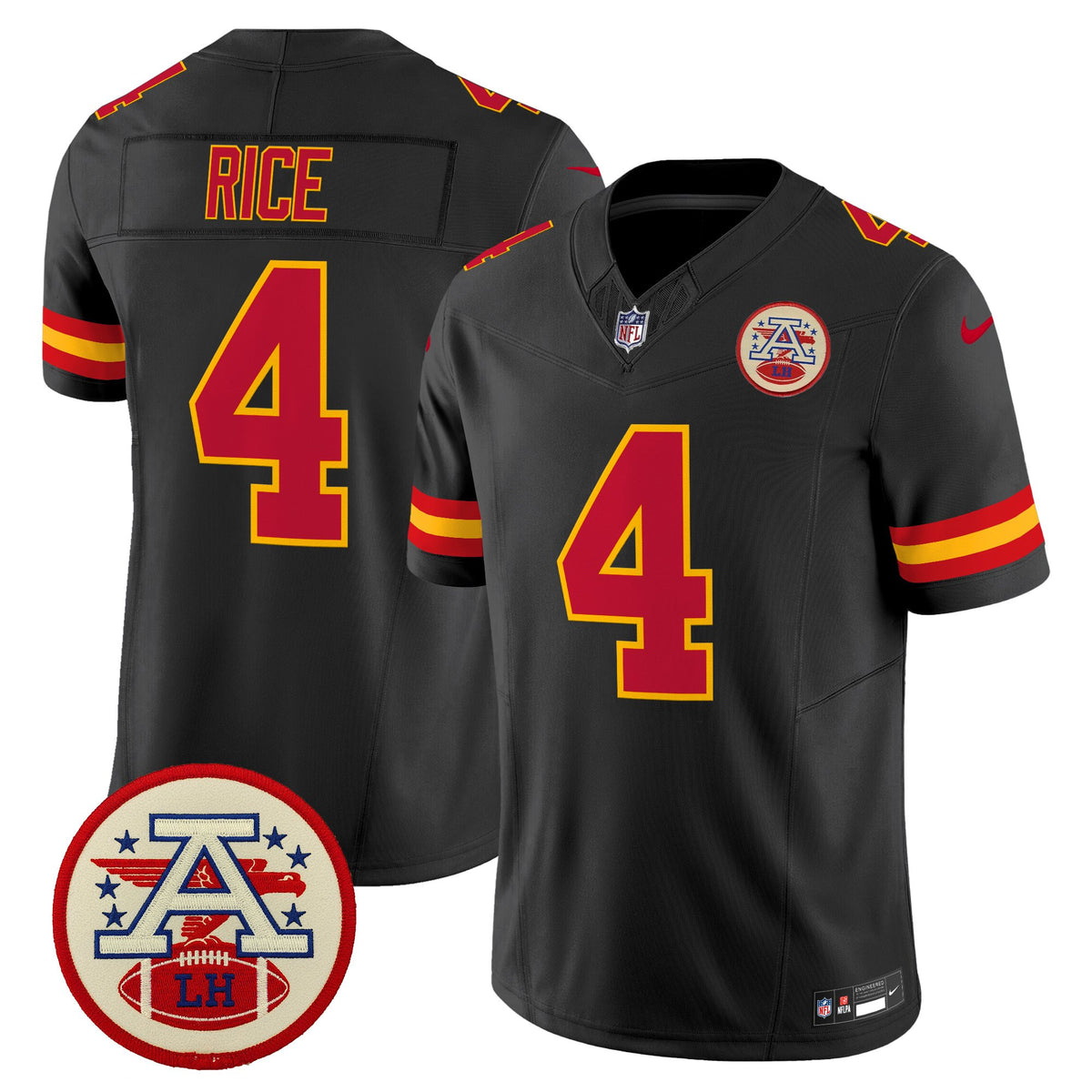 Men's Chiefs 2026 Lamar Hunt Patch Vapor Limited Jersey - All Stitched