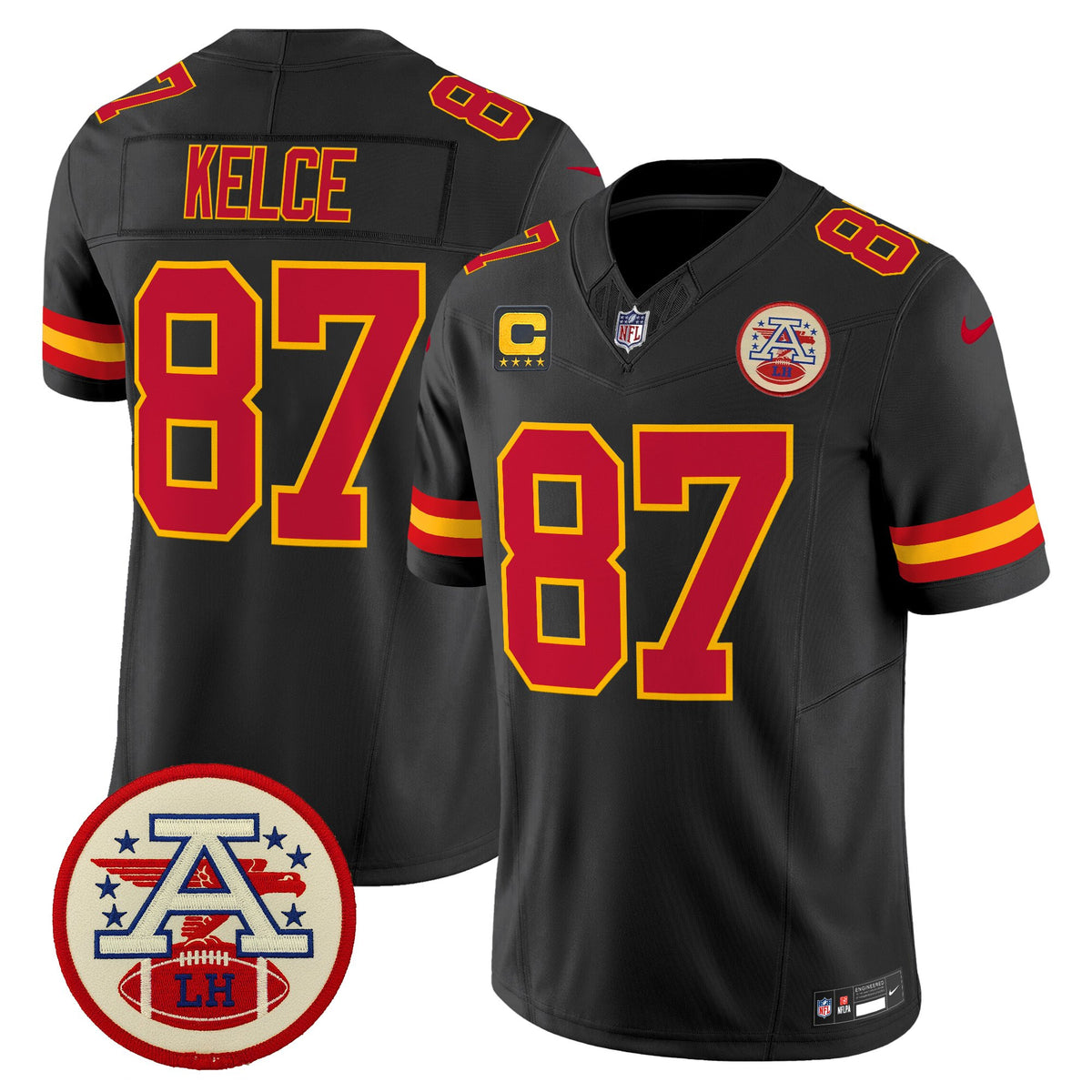 Men's Chiefs 2026 Lamar Hunt Patch Vapor Limited Jersey - All Stitched