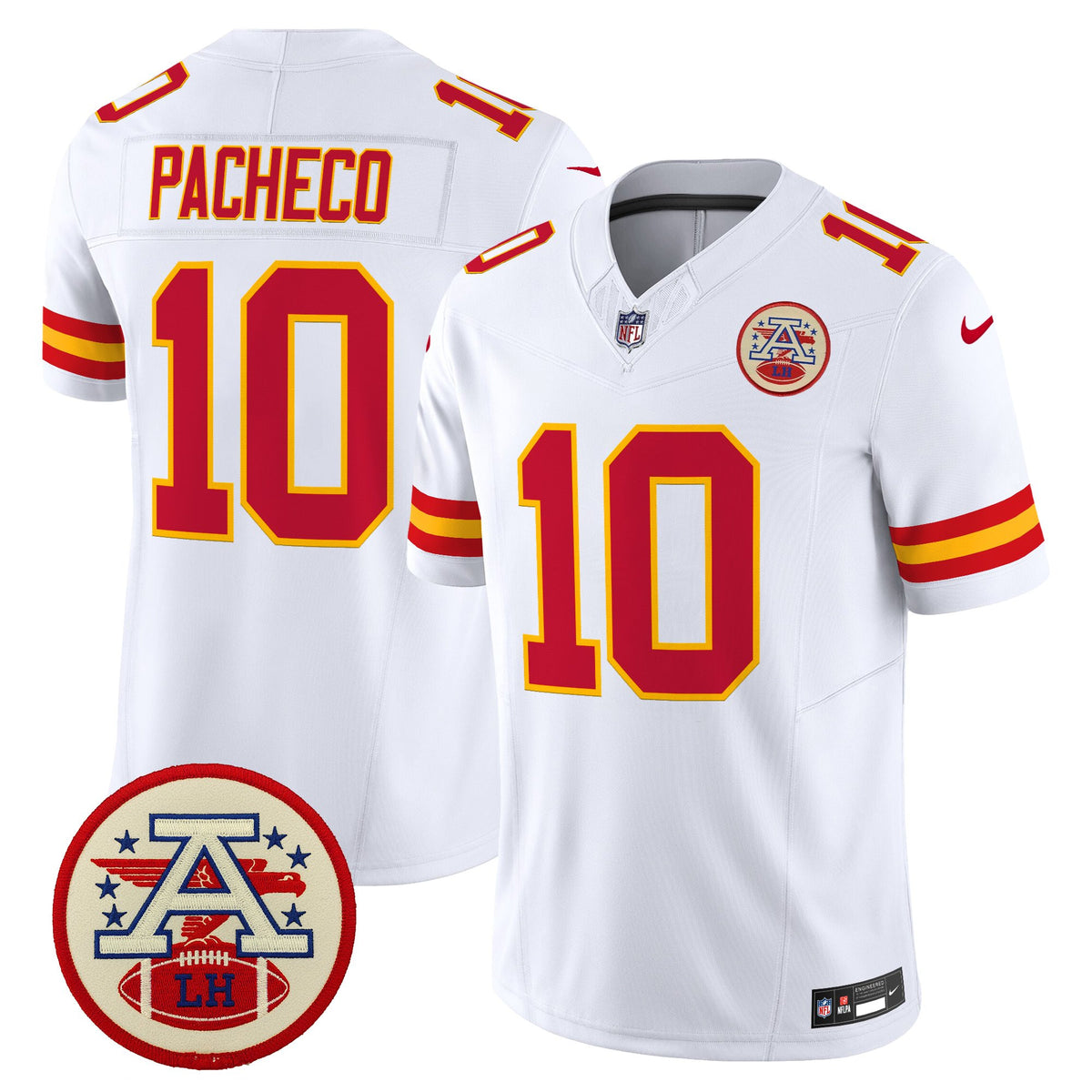 Men's Chiefs 2026 Lamar Hunt Patch Vapor Limited Jersey - All Stitched