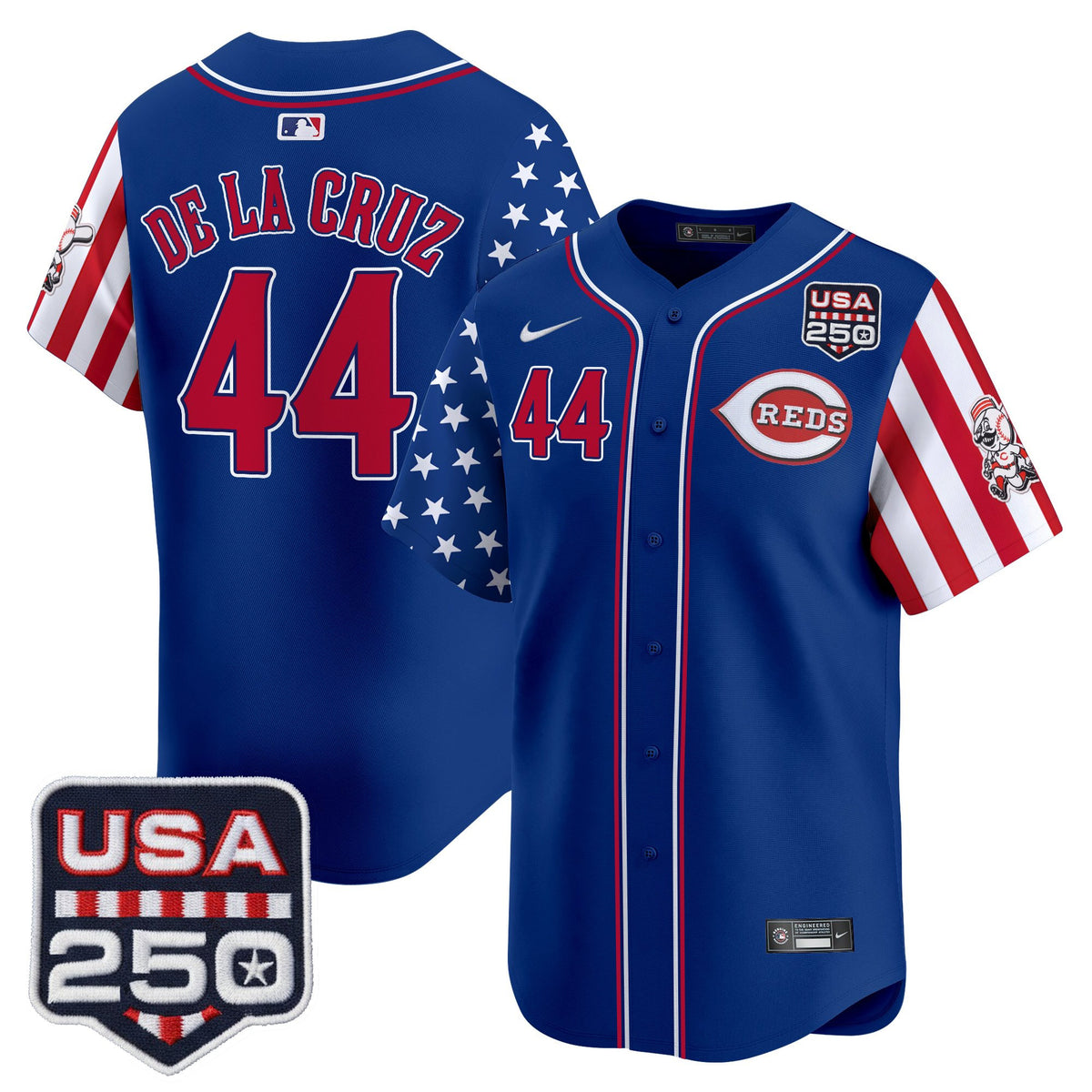 Men's Cincinnati Reds "America250 Edition" Vapor Premier Limited Jersey - All Stitched
