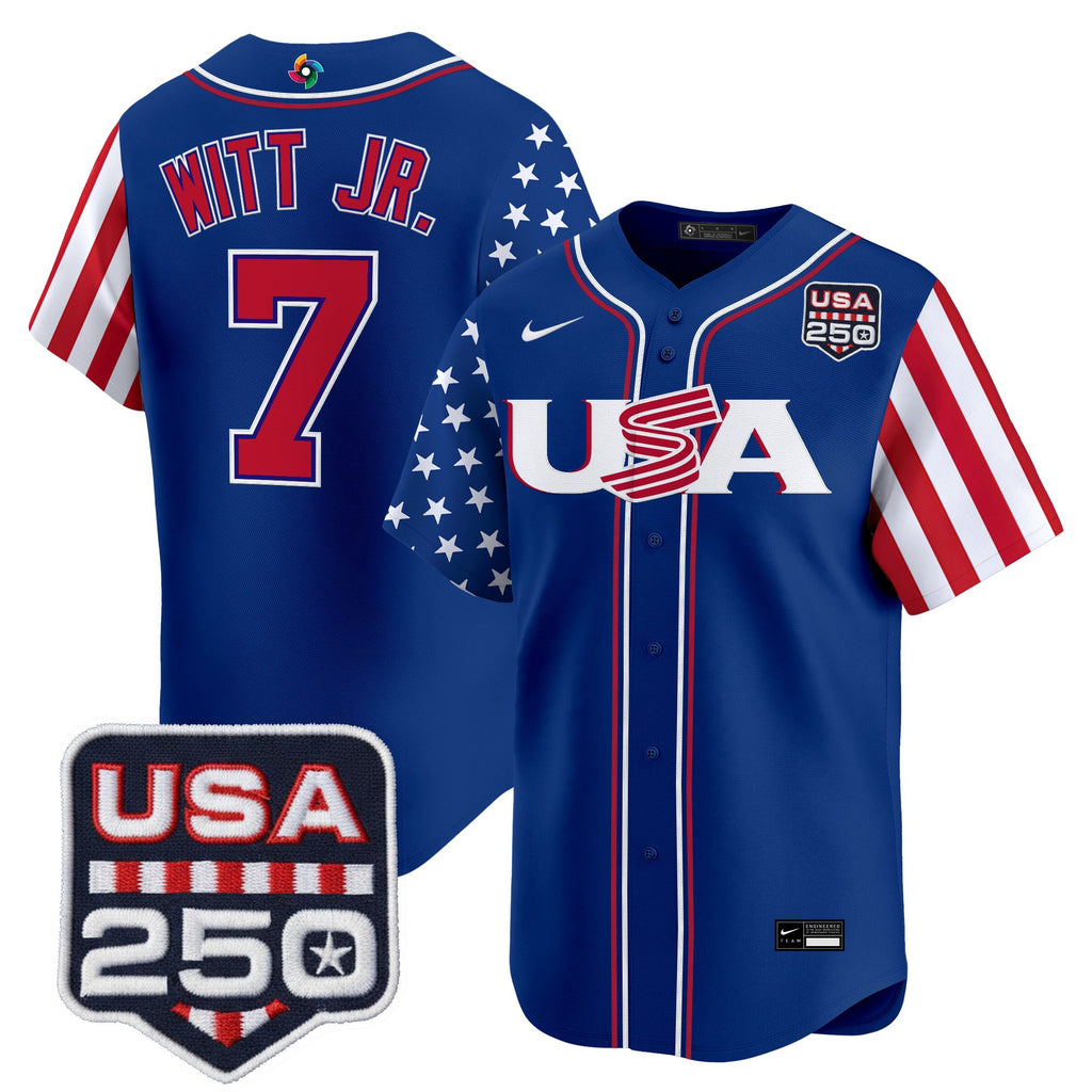Men's Team USA World Baseball Classic "America250 Edition" Vapor Premier Limited Jersey - All Stitched