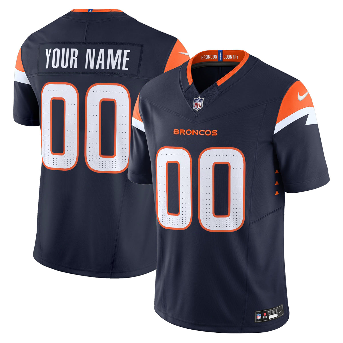 Denver Broncos 2026 Vapor Limited Custom Jersey - All Stitched