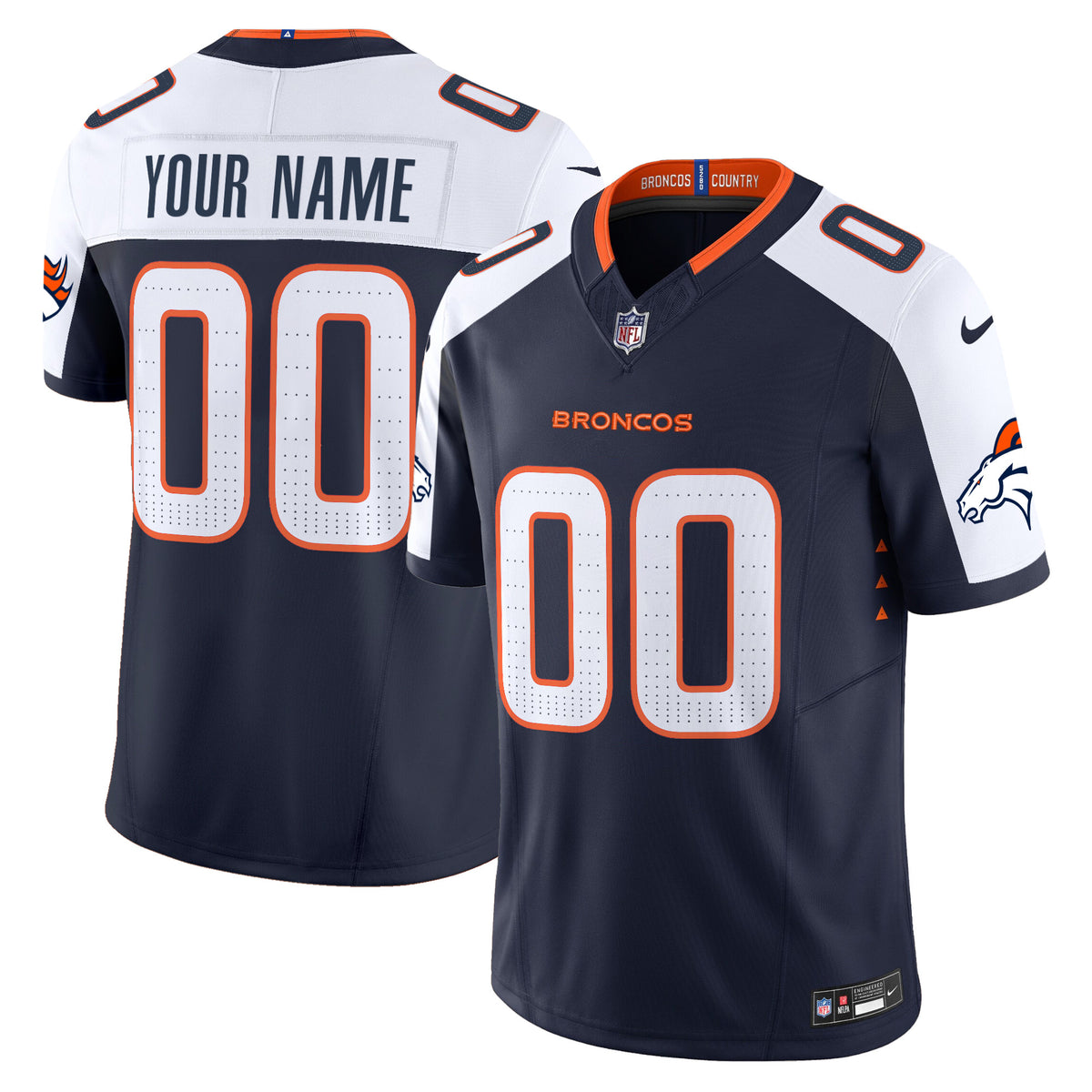 Denver Broncos 2026 Vapor Limited Custom Jersey - All Stitched