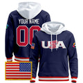 Team USA 2026 World Baseball Classic Vapor Premier Custom Hoodie Jersey - All Stitched