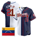 Team Venezuela World Baseball Classic x Pro Club Split Vapor Premier Jersey - All Stitched