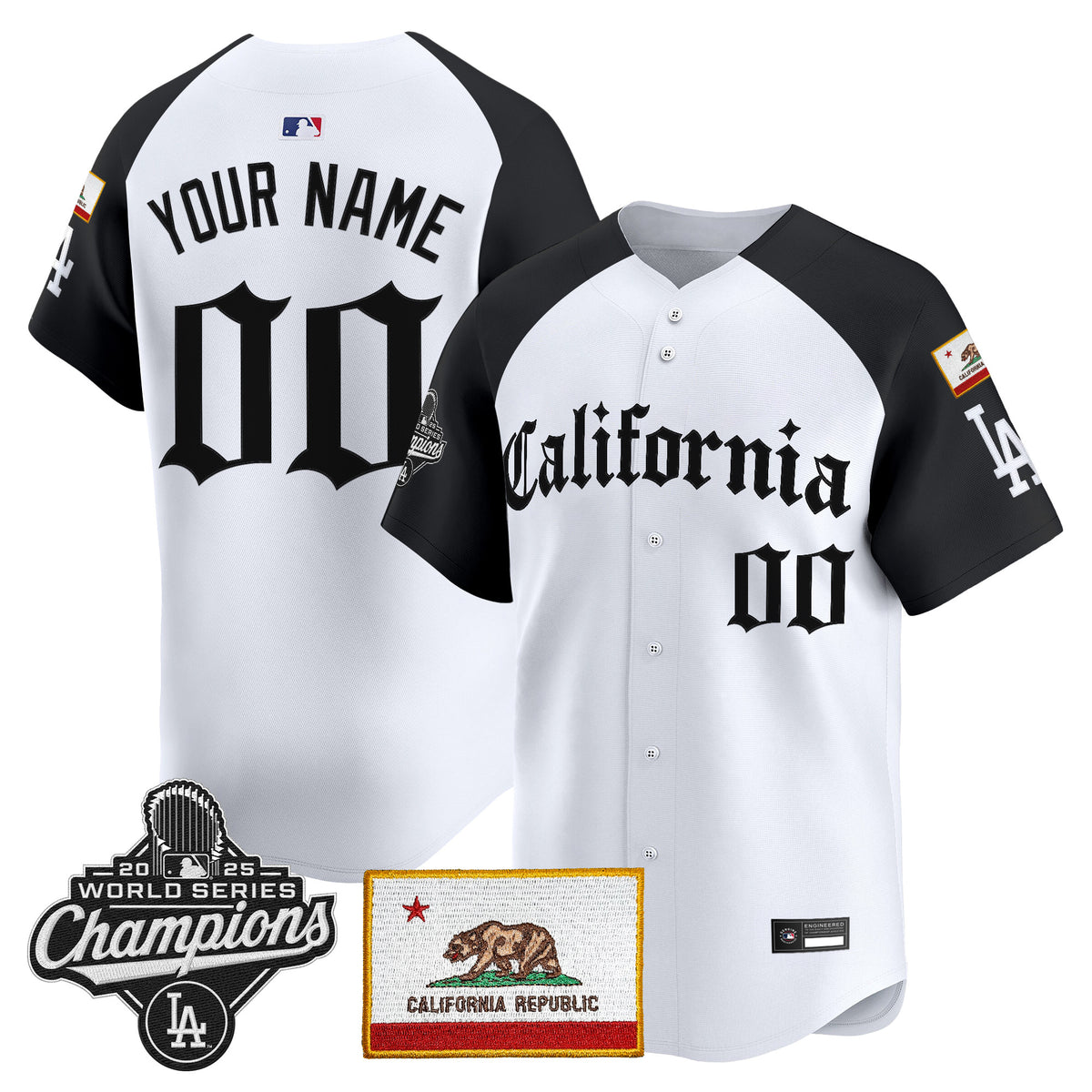Los Angeles Dodgers "California Gothic Edition" Vapor Premier Limited Custom Jersey - All Stitched