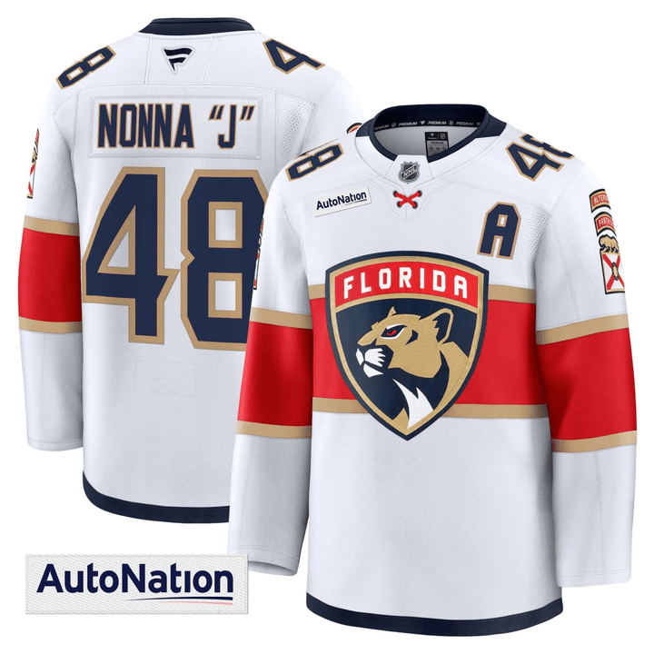 Florida Panthers Premium Customized Jersey - All Stitched