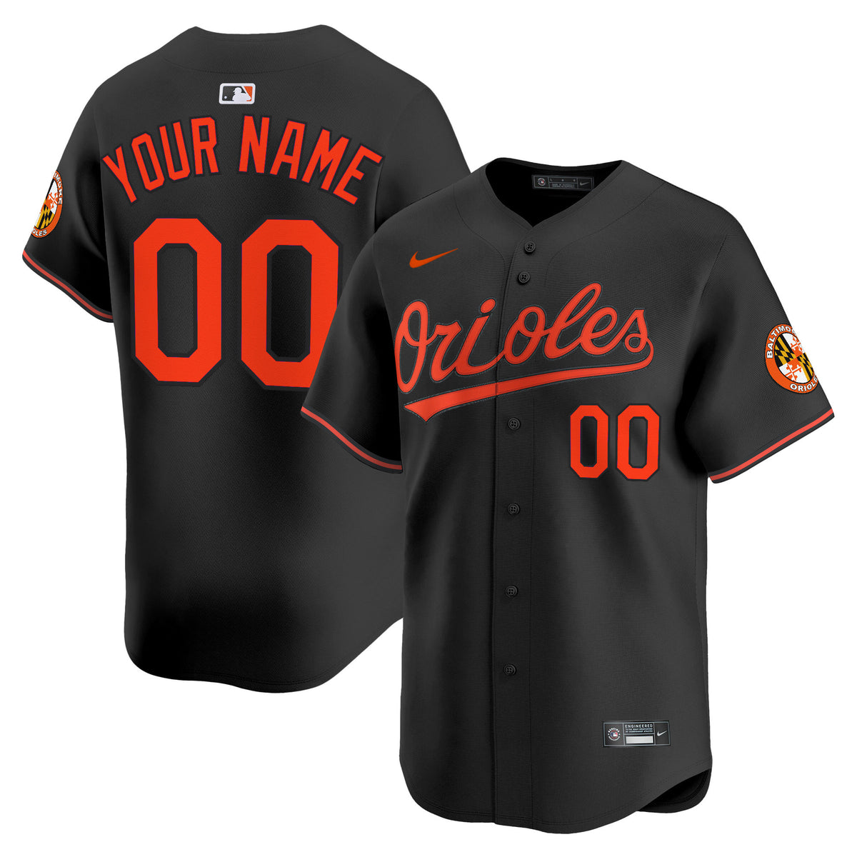 Baltimore Orioles 2026 Vapor Premier Limited Custom Jersey - All Stitched