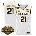 Men's Size - UConn Huskies 2026 Women's Tournament Final Four Basketball Jersey - All Stitched