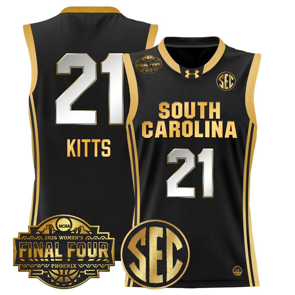 Men's Size South Carolina Gamecocks 2026 Women's Tournament Final Four Basketball Jersey - All Stitched