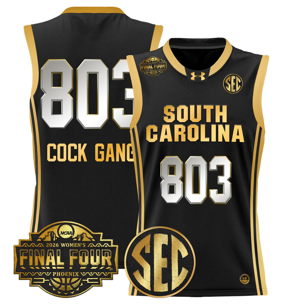Men's Size South Carolina Gamecocks 2026 Women's Tournament Final Four Basketball Jersey - All Stitched