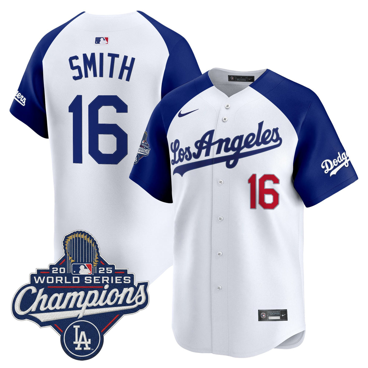 Men's Dodgers 2026 Vapor Premier Limited Jersey - World Series Champions Edition - All Stitched