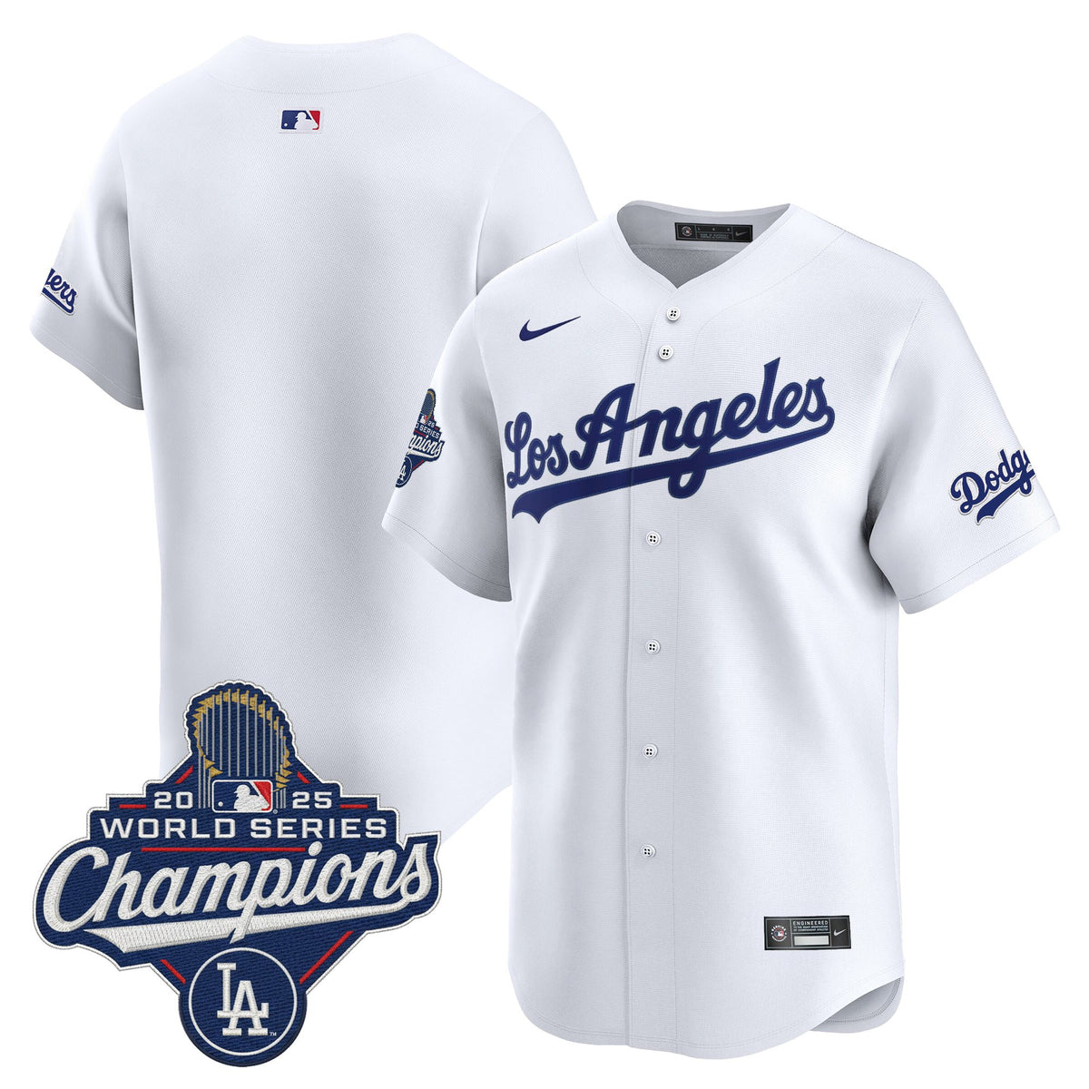 Men's Dodgers 2026 Vapor Premier Limited Jersey - World Series Champions Edition - All Stitched