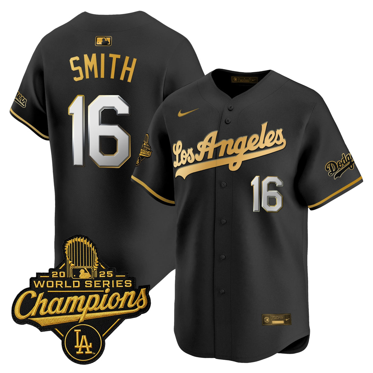 Men's Dodgers 2026 Vapor Premier Limited Jersey - World Series Champions Edition - All Stitched