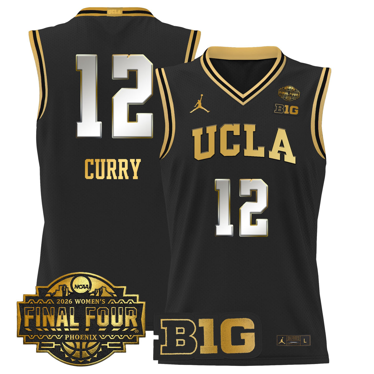 Men's size UCLA Bruins 2026 Women's Tournament Final Four Basketball Jersey - All Stitched