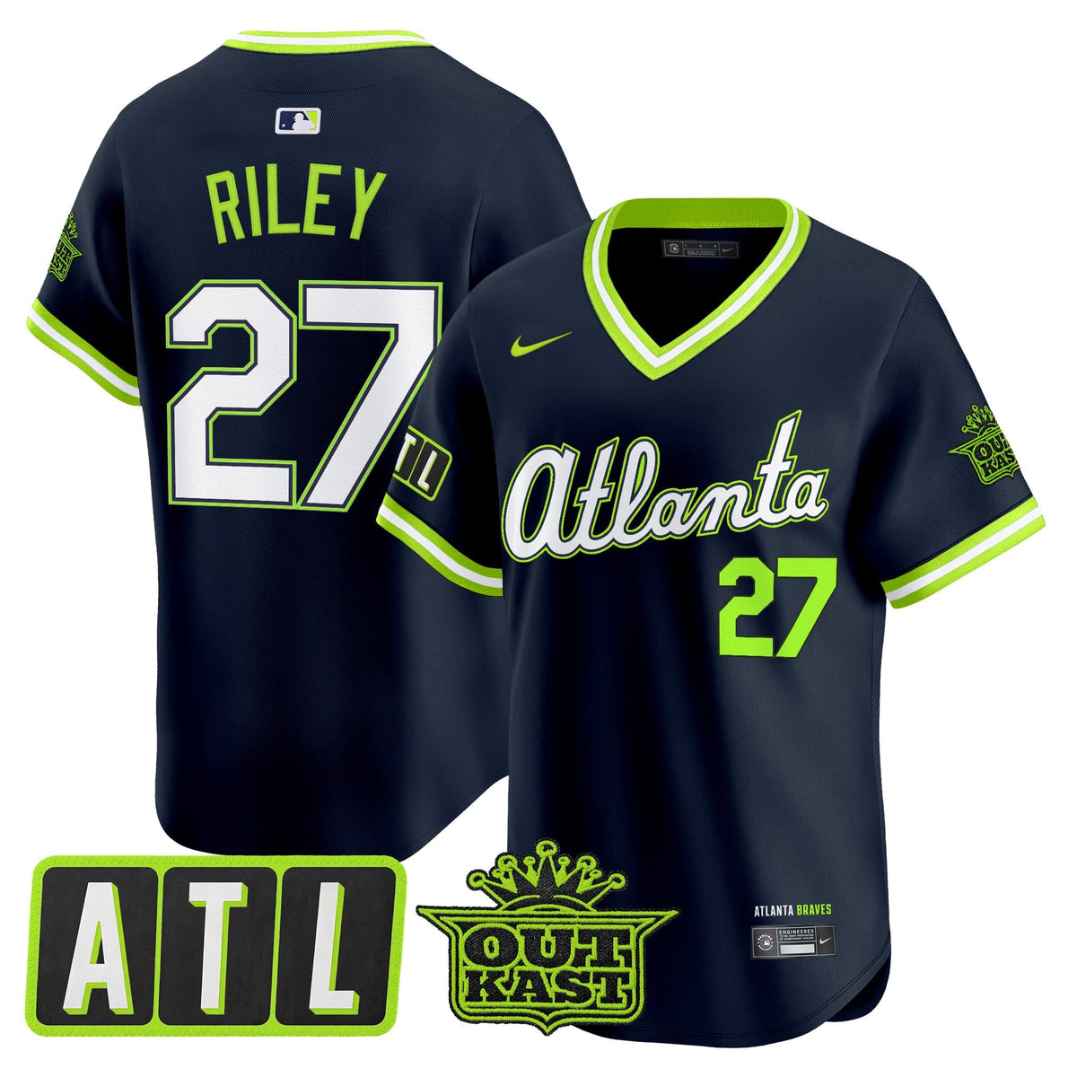 Men's Atlanta Braves 2026 City Connect x Outkast Vapor Premier Limited Jersey - All Stitched