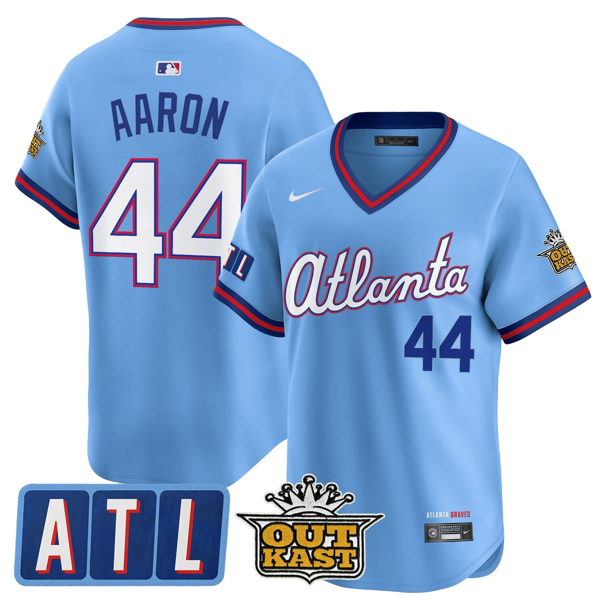 Men's Atlanta Braves 2026 City Connect x Outkast Vapor Premier Limited Jersey - All Stitched