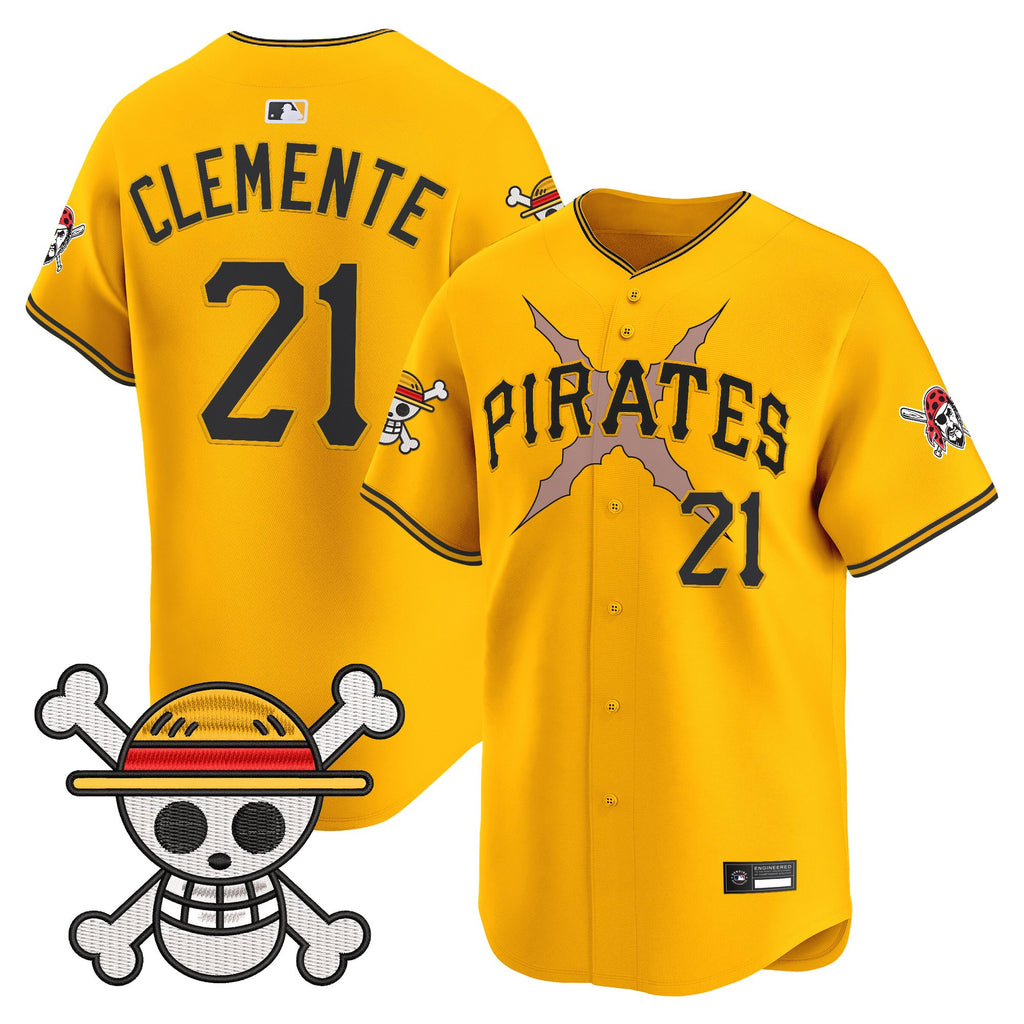 Men's Pittsburgh Pirates x One Piece Vapor Premier Limited Jersey - Stitched
