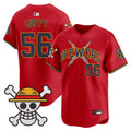 Men's Milwaukee Brewers x One Piece Vapor Premier Limited Jersey - Stitched