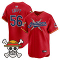 Men's Cleveland Indians x One Piece Vapor Premier Limited Jersey - Stitched