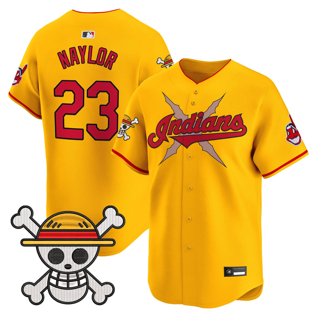 Men's Cleveland Indians x One Piece Vapor Premier Limited Jersey - Stitched