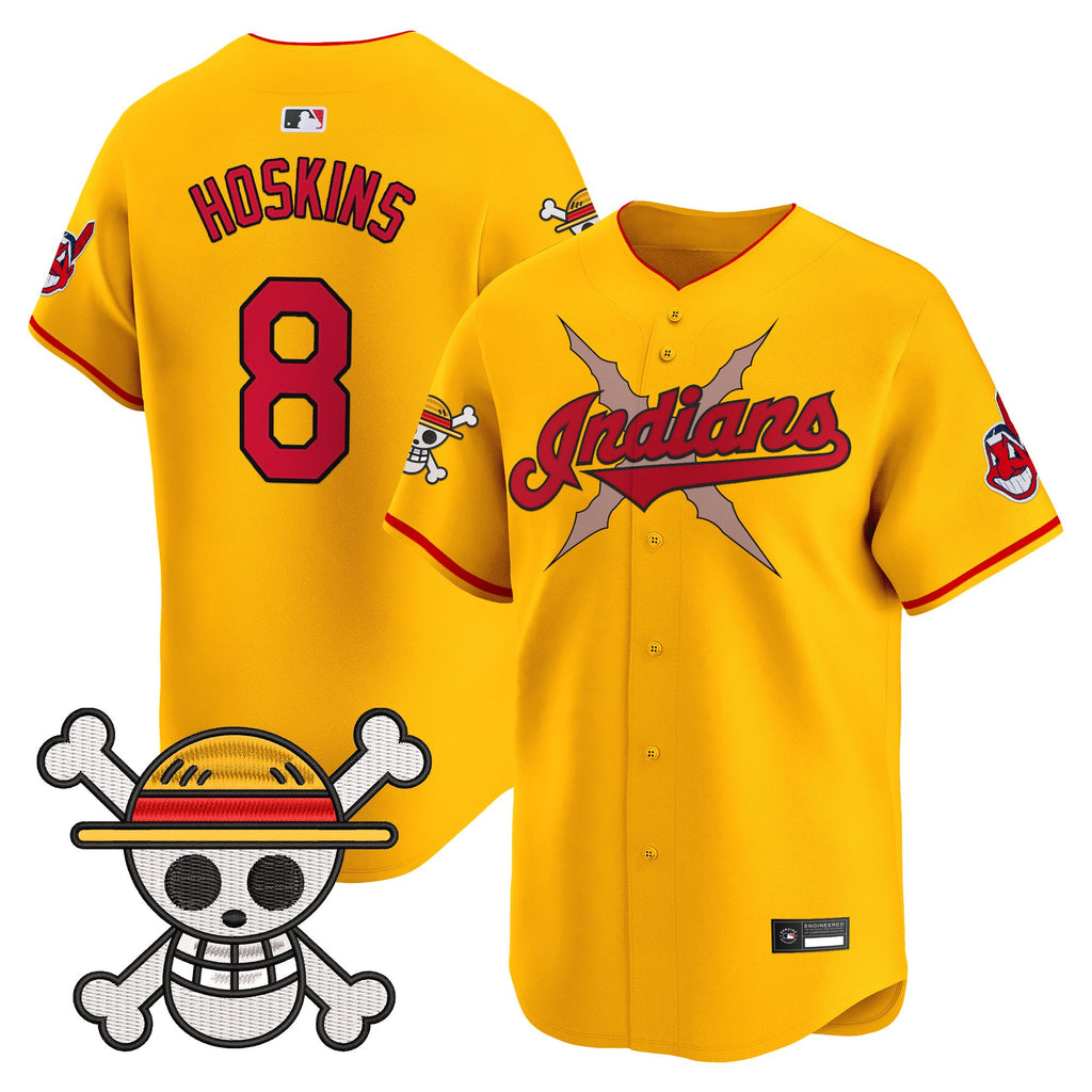 Men's Cleveland Indians x One Piece Vapor Premier Limited Jersey - Stitched