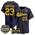 Men's Michigan Wolverines 2026 National Champions Patch Vapor Baseball Jersey - All Stitched