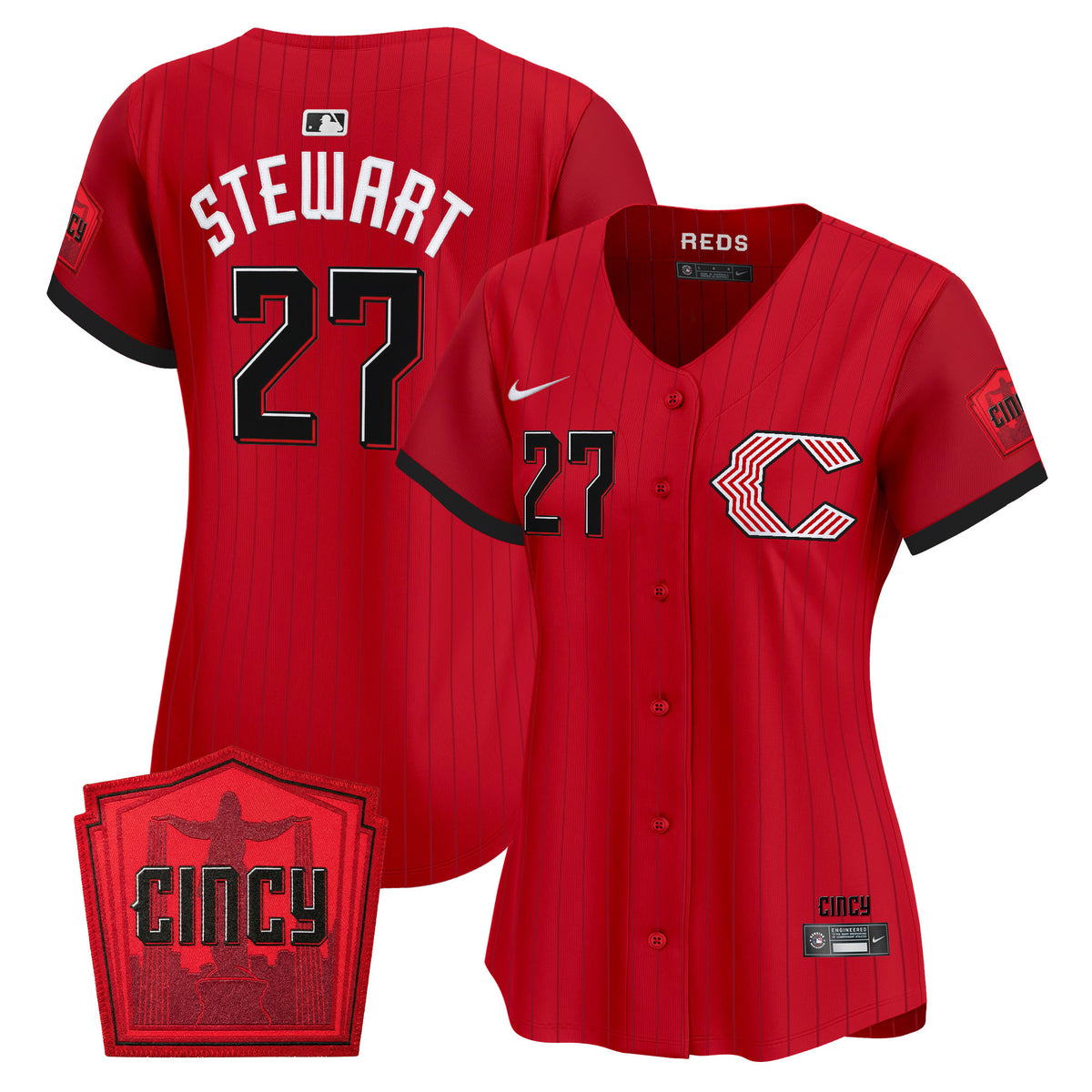 Cincinnati Reds 2026 City Connect Vapor Premier Limited Jersey - All Stitched