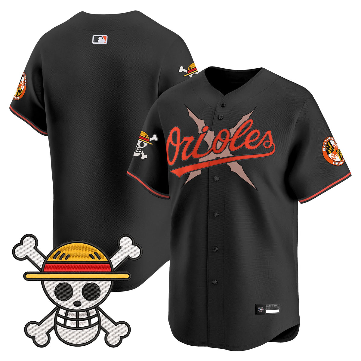 Men's Baltimore Orioles x One Piece Vapor Premier Limited Jersey - Stitched