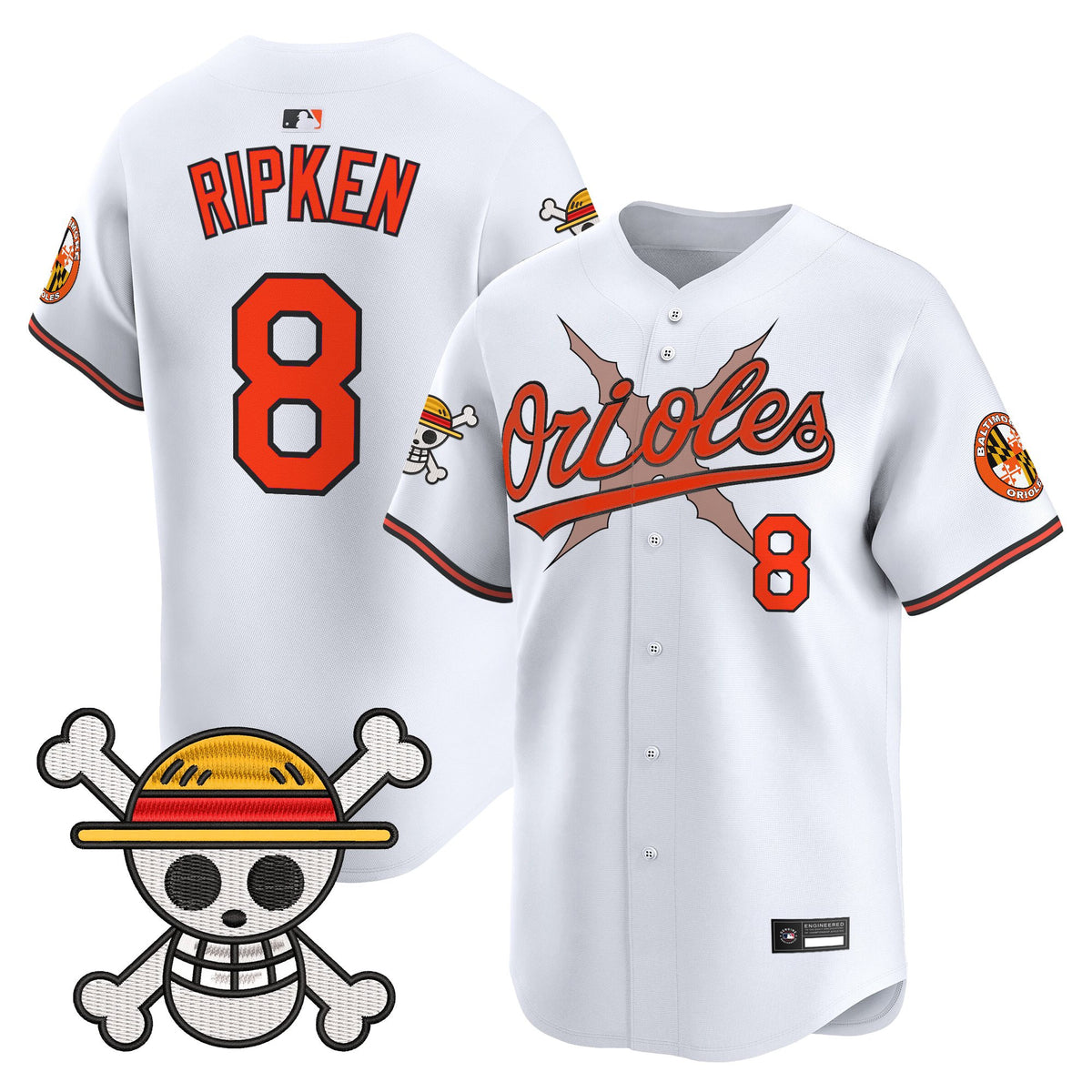 Men's Baltimore Orioles x One Piece Vapor Premier Limited Jersey - Stitched