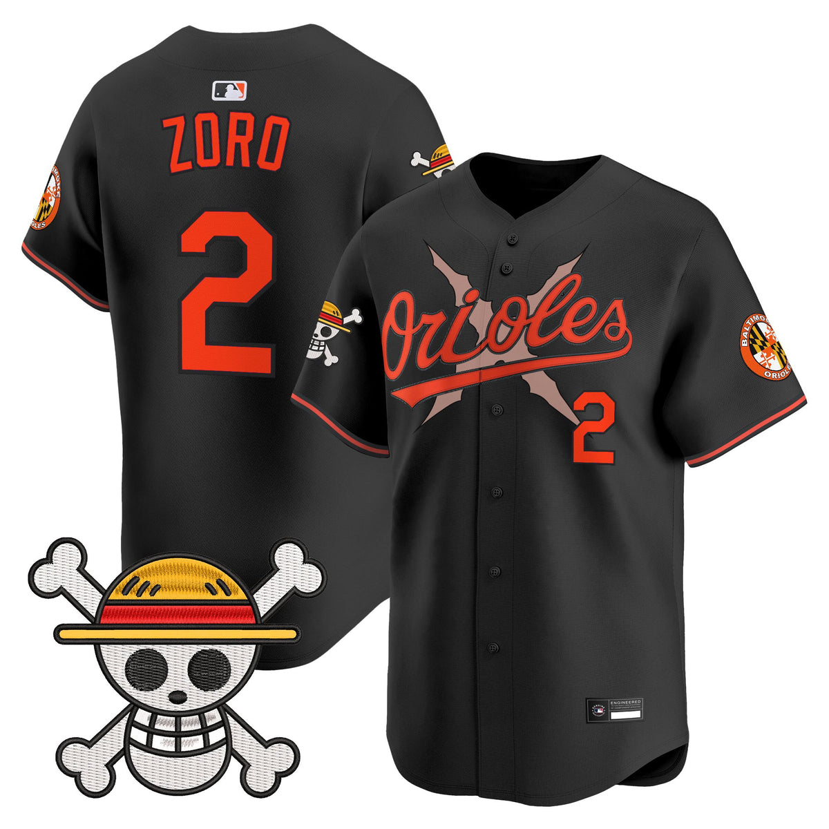 Men's Baltimore Orioles x One Piece Vapor Premier Limited Jersey - Stitched