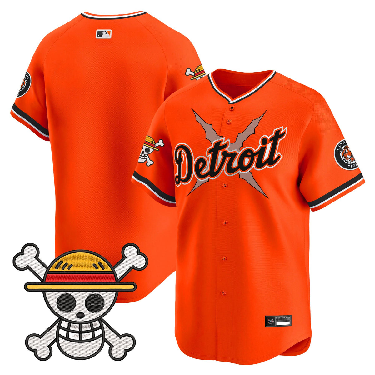Men's Detroit Tigers x One Piece Vapor Premier Limited Jersey - Stitched
