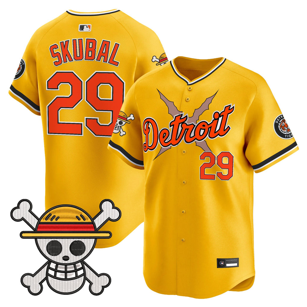 Men's Detroit Tigers x One Piece Vapor Premier Limited Jersey - Stitched