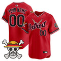 Detroit Tigers x One Piece Vapor Premier Limited Custom Jersey - Stitched