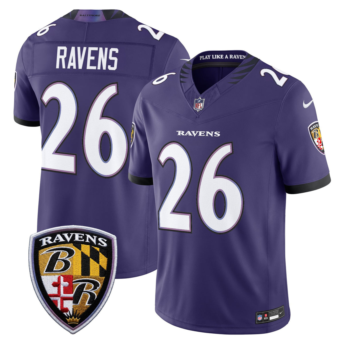 Men's Baltimore Ravens 2026 Vapor Limited Jersey - All Stitched