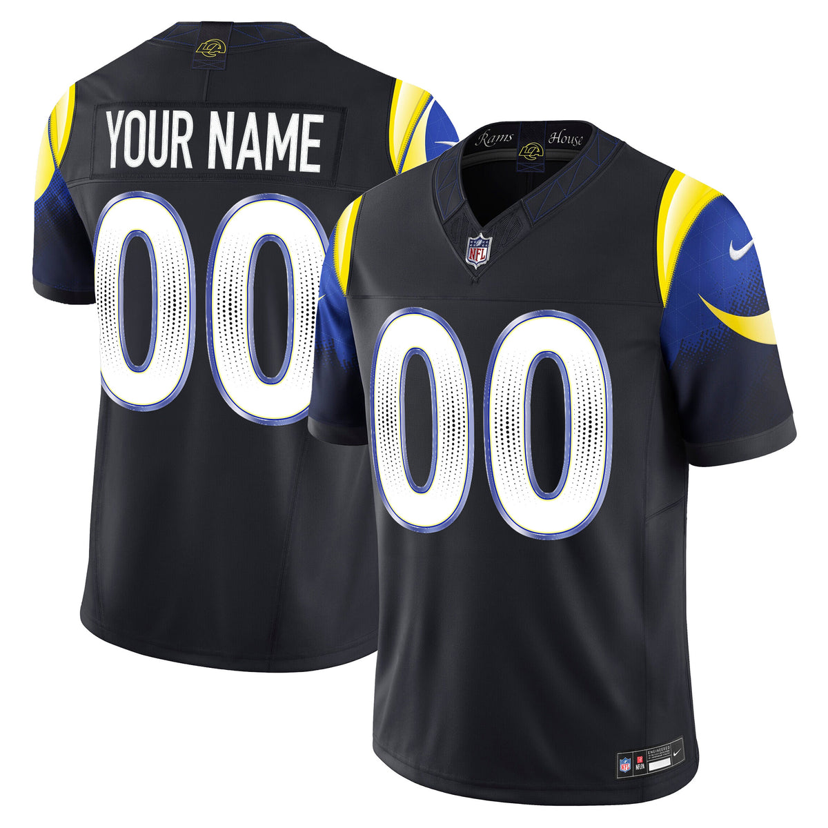 Los Angeles Rams 2026 Vapor Limited Custom Jersey - All Stitched