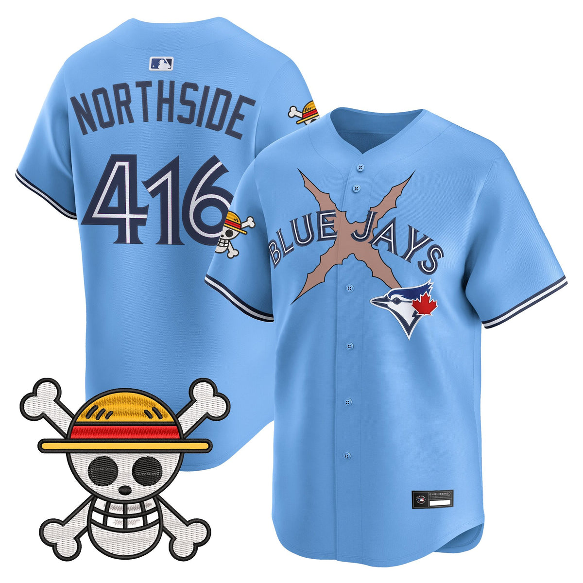 Men's Blue Jays x One Piece Vapor Premier Limited Jersey - Stitched