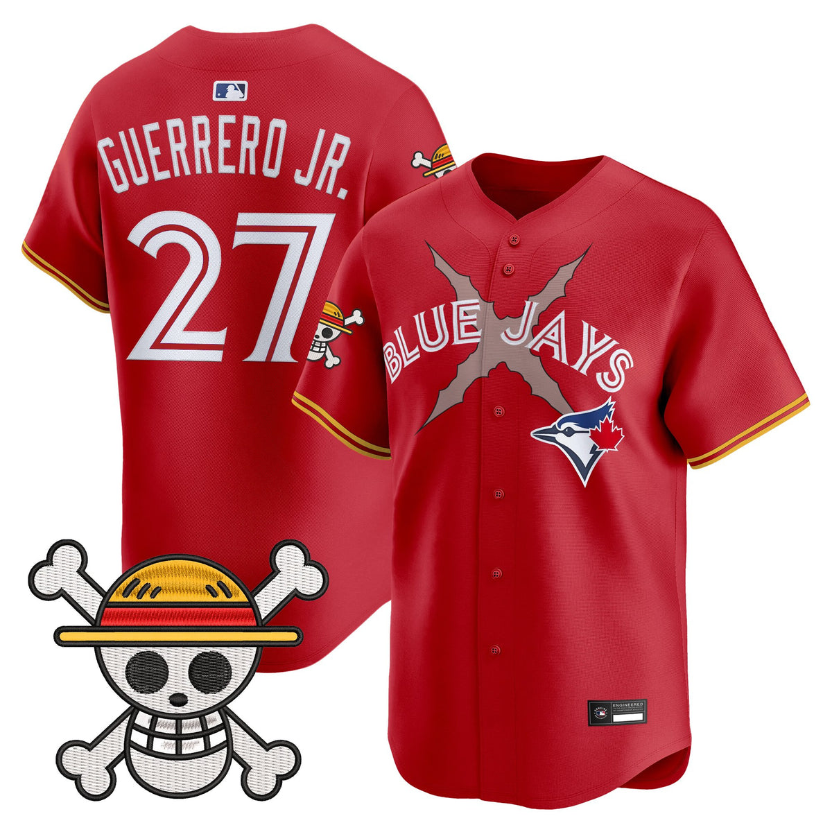 Men's Blue Jays x One Piece Vapor Premier Limited Jersey - Stitched