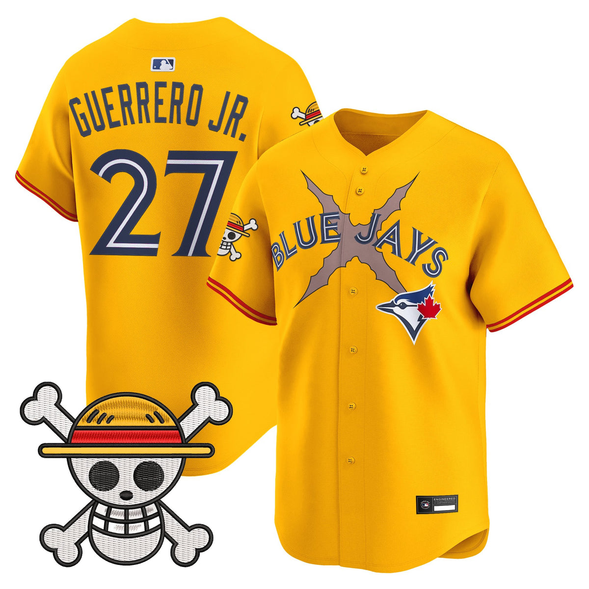 Men's Blue Jays x One Piece Vapor Premier Limited Jersey - Stitched