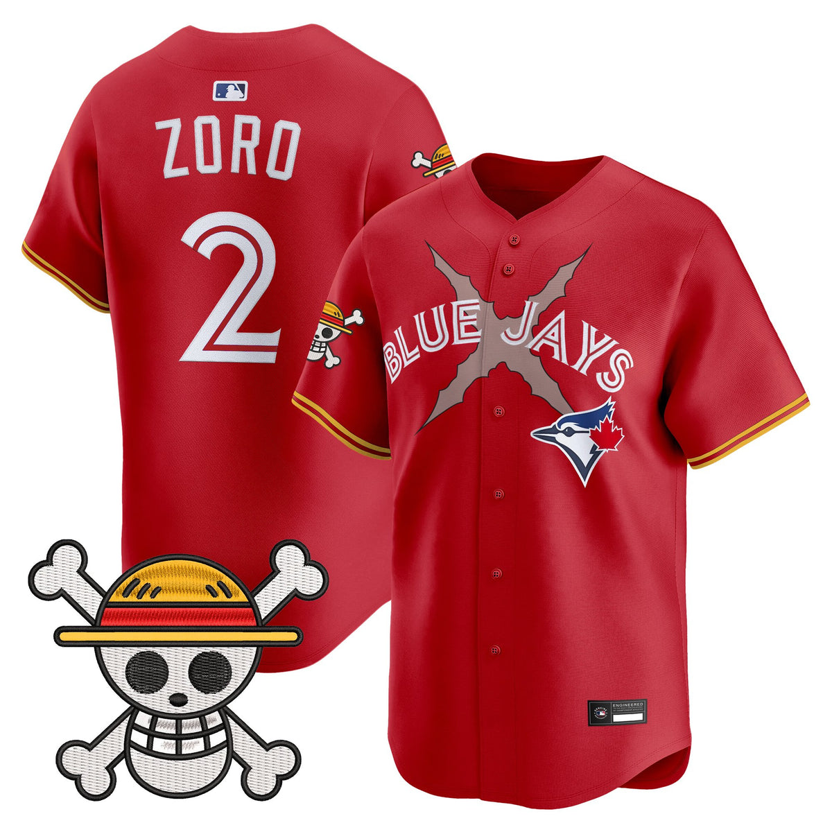 Men's Blue Jays x One Piece Vapor Premier Limited Jersey - Stitched