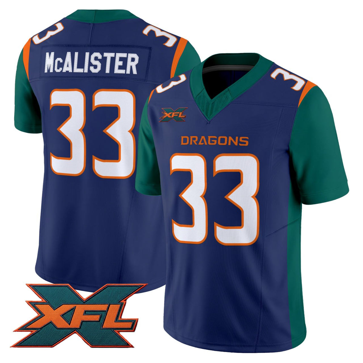 McAlister Seattle Dragons Game Vapor Limited Jersey - All Stitched
